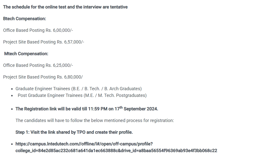 Hiring Steps